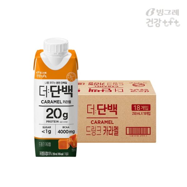 더단백 드링크카라멜 250ml 18팩